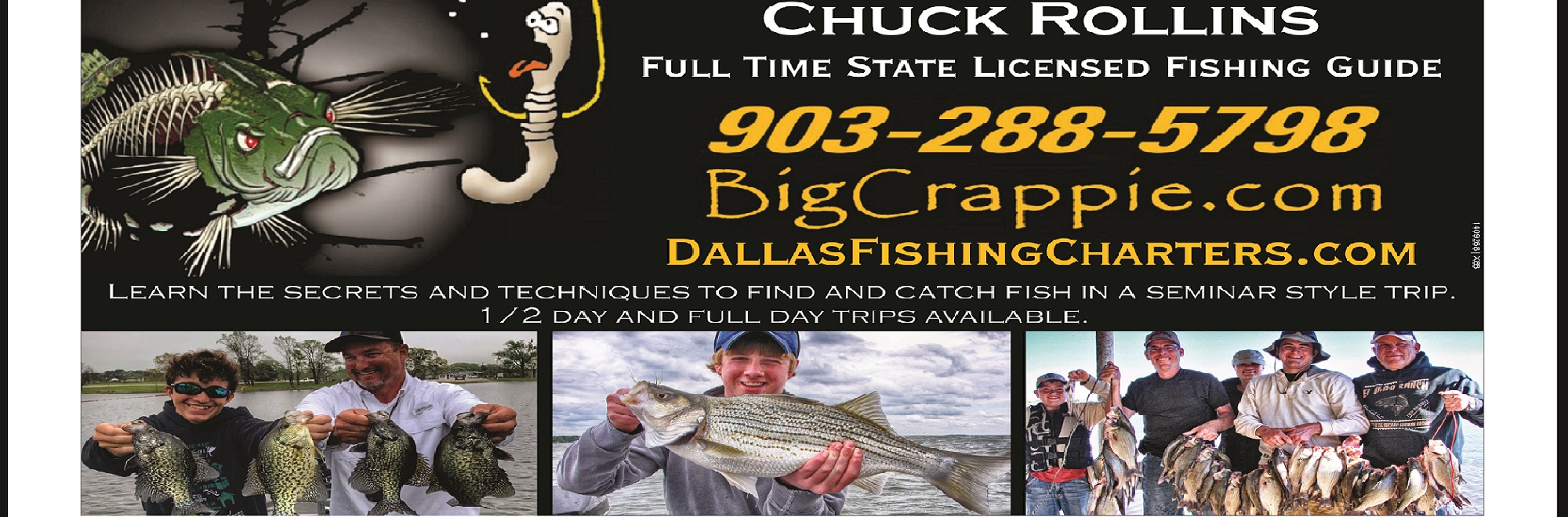 Crappie Fishing Cedar Creek Lake Tx w/ Chuck Rollins